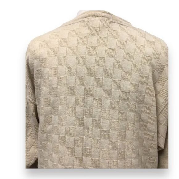 Style New York VTG Women’s Long Sleeve Oversize Texture Block Top, size M - Picture 4 of 6